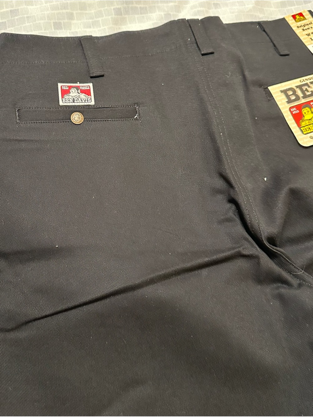 Ben Davis gray Flat-Front Work pants
